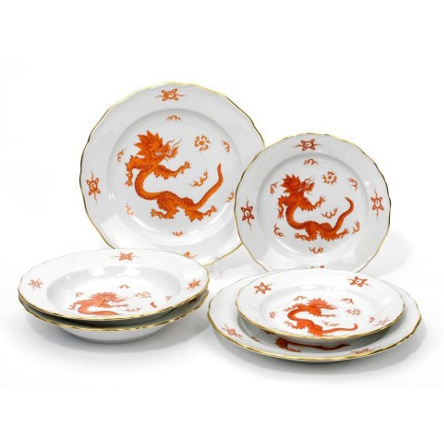 MEISSEN - ミントン MINTON ATHOLL レッド　ルビー MEISSEN - ミントン MINTON ATHOLL レッド ルビーの通販 by